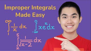 Improper Integrals  Convergent or Divergent Made Easy [upl. by Une571]