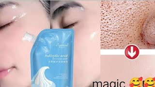 salicylic acid ice cream mask review GHkzkuy clean pores Brighten skin soothing skin [upl. by Niko163]