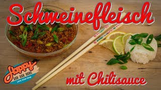 Schweinefleisch mit Chilisauce aus dem Moesta Wok [upl. by Vanni]