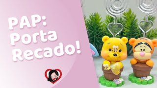 PAP Porta Recado Turminha do Pooh passoapasso comofazer pooh tigrao bisonho leitao cute [upl. by Aidnahs]