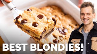 Classic Blondies  A classic recipe thats almost better than brownies [upl. by Sybyl]