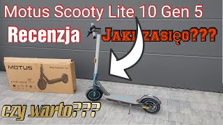 Motus Scooty 10 Lite Gen5 test i odblokowanie prędkości [upl. by Bidle]