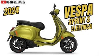 2024 Vespa Sprint S Elettrica  Where Art Meets Technologyquot [upl. by Pontius67]