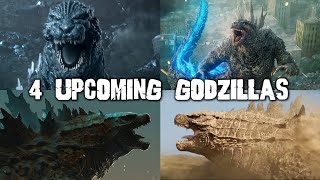 The 4 Godzillas We Will See Before April 2024 [upl. by Esaertal617]