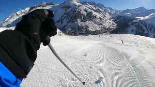 Skiing Val DIsere Le Face de Bellevarde [upl. by Akciret101]