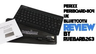 Perixx PERIBOARD804 UK Bluetooth Keyboard Review  Nexus 7 [upl. by Hurleigh]