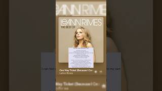 A SONG A DAY DAY 88 LEANN RIMES ONE WAY TICKET BECAUSE I CAN music leannrimes onewayticket [upl. by Anihc]