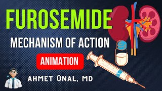 🎬 FUROSEMIDE SITE OF EFFECT AND MECHANISM OF ACTION  ANIMATION [upl. by Selij349]