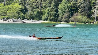 “Chief Taholah Day’s 2023” Motorized canoe race’s❤️ [upl. by Adai481]