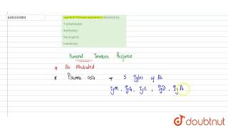 Humoral immune response is mediated by  11  HUMAN HEALTH DISEASE  BIOLOGY  AAKASH SERIES [upl. by Klemperer99]