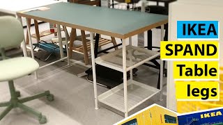 IKEA SPAND Table legs for ikea lagkapten [upl. by Haliek]