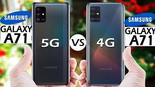 Samsung Galaxy A71 5G vs Samsung Galaxy A71 4G [upl. by Kus362]