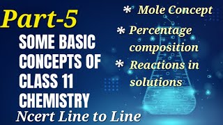 Ch1  Some basic Concepts of chemistry  Class11 Ncert chemistry [upl. by Routh]