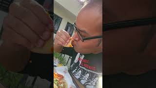 Eating Carnitas tacos in Bakersfield with Habanero sauce [upl. by Aldwin]