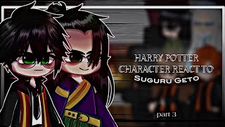 Harry Potter characters react to Harry as Suguru Geto  34 [upl. by Adnuhsat]