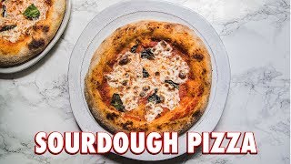 How To Make Homemade Sourdough Pizza [upl. by Novaelc485]