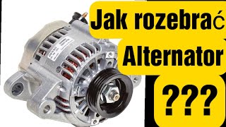 Jak rozebrać alternator do wymiany szczotek regulatora łożysk Mini Cooper alternator [upl. by Lirrad]