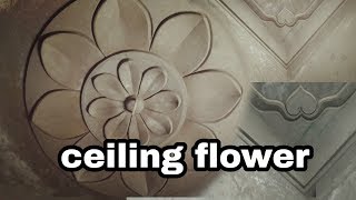 Ceiling corner design amp ceiling flower [upl. by Hermie434]