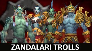 Zandalari Trolls  Horde Allied Race  Cosmetis Armor Sets and Mounts [upl. by Egni689]