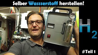 Selber Wasserstoff herstellen Inside amp Unboxing der Wasserstoffmaschine  Teil 1 [upl. by Yaner]