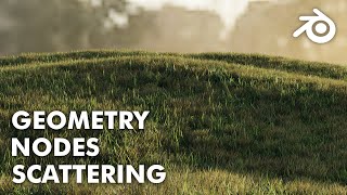 Master Grass Scattering in Blender 41 with Geometry Nodes  8Min Quick Guide blender blender3d [upl. by Apfelstadt]