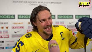 Erik Karlsson efter krossen mot Tyskland  Tyskland  Sverige  Hockey VM 2024  20240513 [upl. by Bascio]