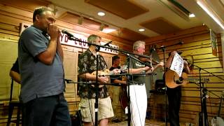 Tim Kaine Plays Harmonica with Jugbusters at the Floyd Country Store [upl. by Aborn]