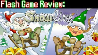 Snow Line amp Snow Line 2  Flash Game Review [upl. by Irim]