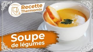 Soupe de légumes express au thermomix par Oum Zaka  So Delice [upl. by Bette-Ann]