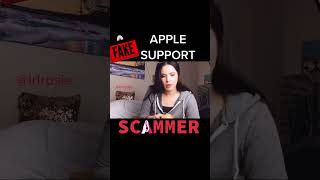 Pranking Scammers pretending to be APPLE SUPPORT  wait a real apple [upl. by Harmaning]