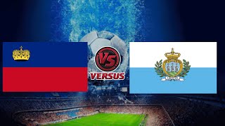 LIECHTENSTEIN vs SAN MARINO  UEFA NATIONS LEAGUE 202425 [upl. by Allain]