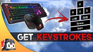 HOW TO GET KEYSTROKES IN MINECRAFT BEDROCK EDITION Tutorial [upl. by Retnyw408]