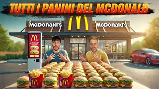 PROVIAMO TUTTI I PANINI ESISTENTI DEL MENÙ DEL MC DONALD  MAMMA MIA QUESTA VOLTA STIAMO GODENDO [upl. by Yanad29]