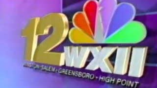 WXII 12 North Carolina News Near Complete Broadcast With Commercials from 11241993 VHS Recording [upl. by Dorin]