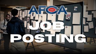 AFCA Career Center  Post A Job [upl. by Ozmo130]