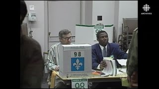 Référendum 1995 au Québec le jour du vote [upl. by Stead]