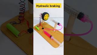 Hydraulic braking System ° DC Motor dcmotor tech shorts wheel motor youtubeshorts [upl. by Ailehc22]