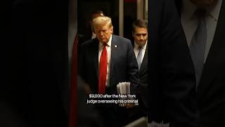 Trump Fined 9000 for Violating Gag Order in New York Trial [upl. by Talley738]