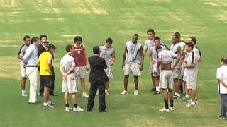 PRESENTACIÓN DE DAMIÁN DIAZ EN ENTRENAMIENTO DE BARCELONA SC 2011 [upl. by Ada971]