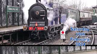 RD26563vid Caledonian Railway 828 arriving at Tunbridge Wells West [upl. by Nek]