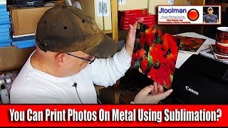 You Can Print Photos On Metal Using Sublimation [upl. by Hy]