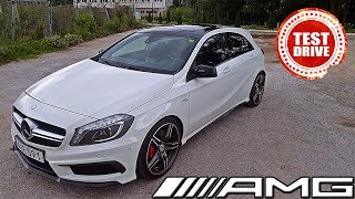 MERCEDESBENZ A45 AMG 2014  TEST POLOVNIH VOZILA [upl. by Asiilanna]