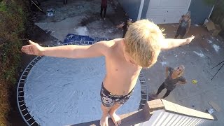 Duct Tape Trampoline Leap of Faith w Rocco Piazza [upl. by Lanrev]