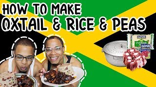 How To Make Oxtail amp Rice amp Peas  In Di Kitchen w BaddieTwinz [upl. by Lethia]