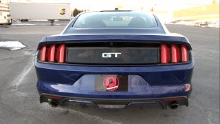 S550 Mustang GT MRT Resonator Delete With Roush AxleBack Exhaust Sound Clips [upl. by Denzil]