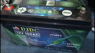 DJDC LiFePo4 Lithium Battery price in Bangladesh  12v 100 Ah Lithium Battery [upl. by Wilder]