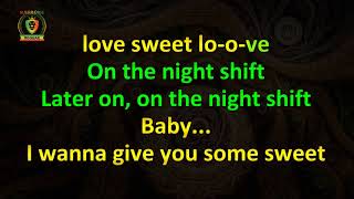 Busy Signal  Night Shift With Vocals Karaoke Version [upl. by Nyrmac]