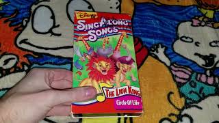 Disneys Sing Along Songs Circle Of Life 1994 Canadian VHS Review [upl. by Itirahc]