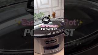 Pot roast recipe ✨ toddlermeals potroast crockpot easydinner [upl. by Neved]