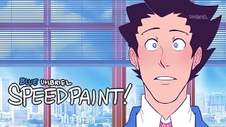 【SPEEDPAINT】 Vivid Imagination 【ACE ATTORNEY】 [upl. by Bonni]